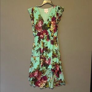 ☀️ Romeo & Juliet Couture Floral Midi Dress